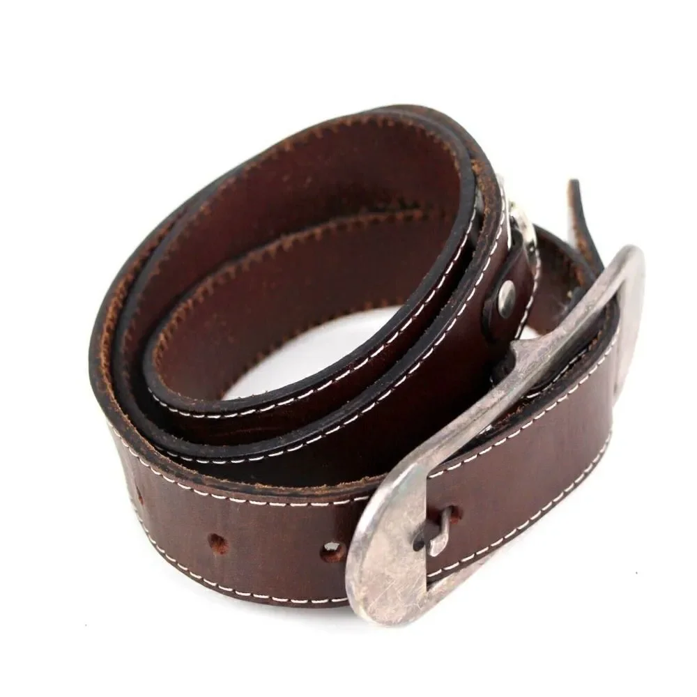 Lilo Espana SADDLE BROWN LEATHER Horse Bit 1 1/8
